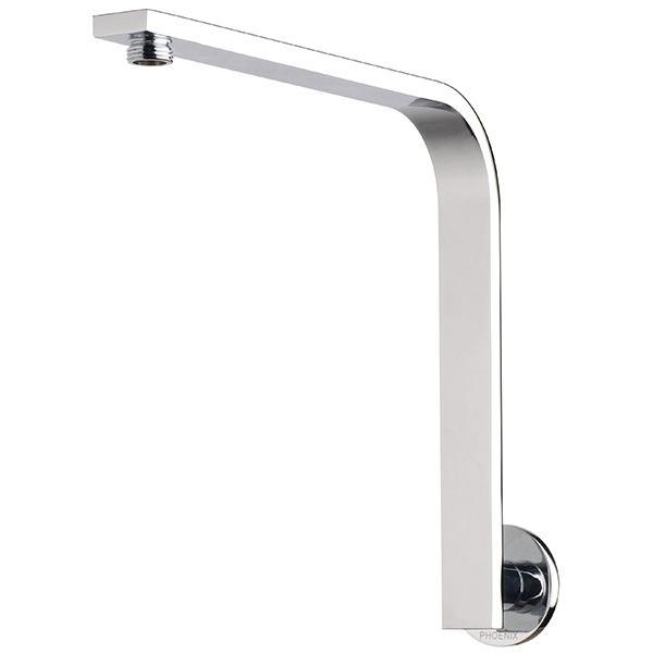Phoenix Vivid Slimline Shower Arm 30 X 10 mm Round Plate - Burdens Plumbing