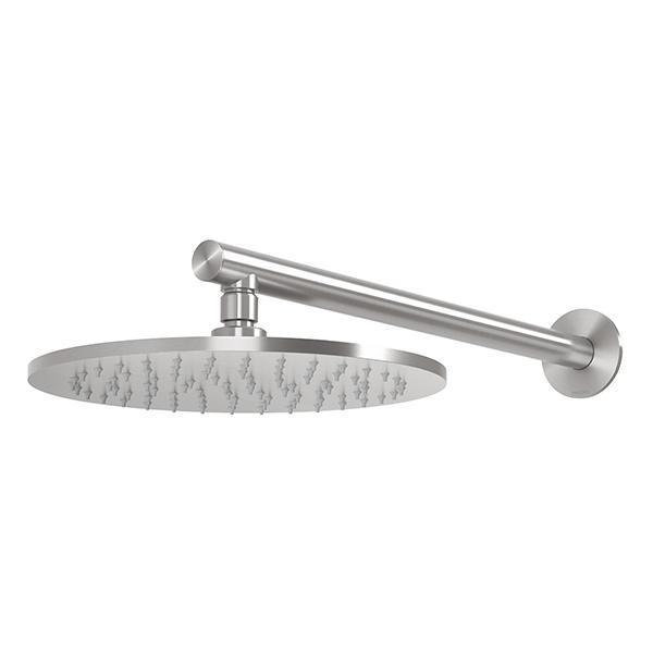 Phoenix Vivid Slimline Shower Arm & 250mm Round Rose 316 Stainless Steel - Burdens Plumbing