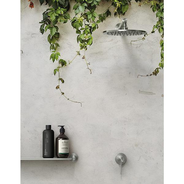 Phoenix Vivid Slimline Shower Arm & 250mm Round Rose 316 Stainless Steel - Burdens Plumbing