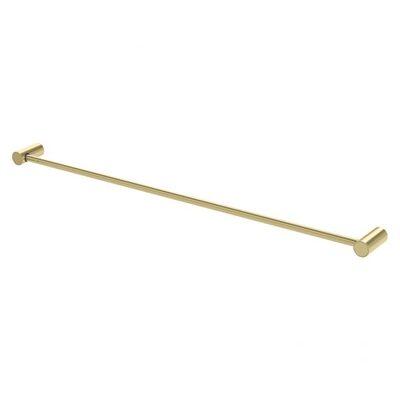 PHOENIX VIVID SLIMLINE SINGLE TOWEL RAIL 800MM BRUSHED GOLD 111-8030-12 - Burdens Plumbing