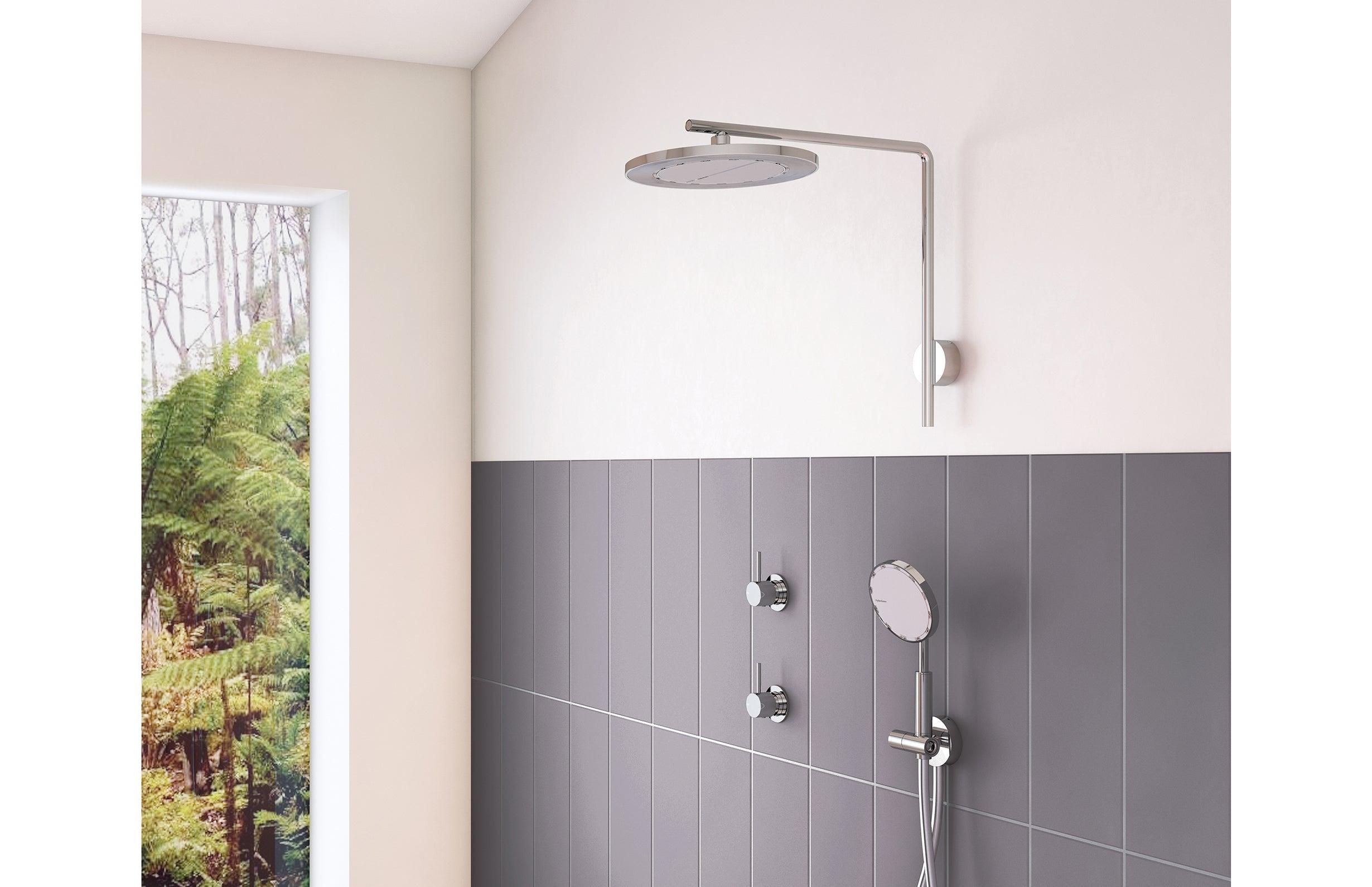 Phoenix Vivid Slimline Up Shower/Wall Mixer - Chrome - Burdens Plumbing