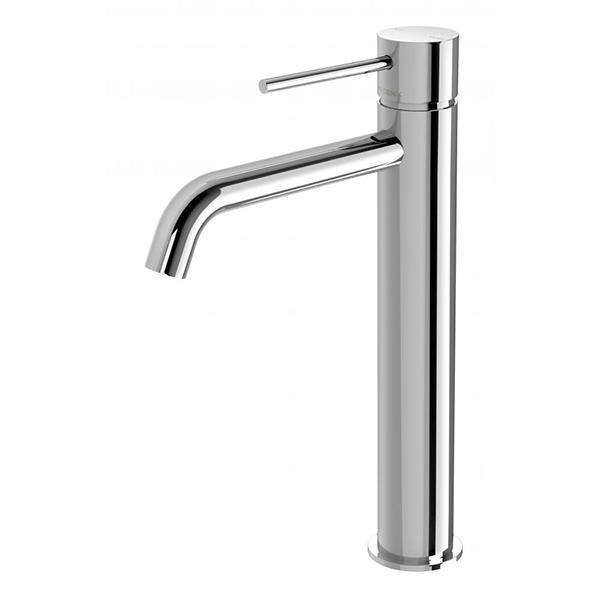 Phoenix Vivid Slimline Vessel Mixer Curved Outlet - Chrome - Burdens Plumbing