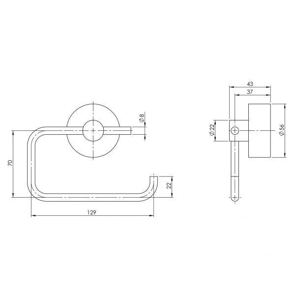 Phoenix Vivid Toilet Roll Holder - Burdens Plumbing