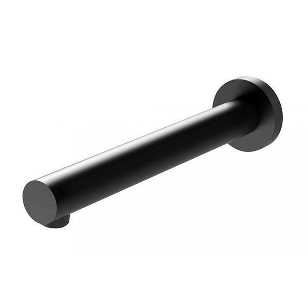 Phoenix Vivid Wall Bath Outlet 200mm - Matte Black - Burdens Plumbing
