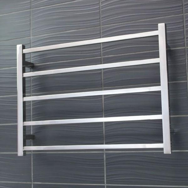 Polished 600 X 550mm Squ Non Heated Towel Rail(Radiant P#:Sltr03-600) - Burdens Plumbing