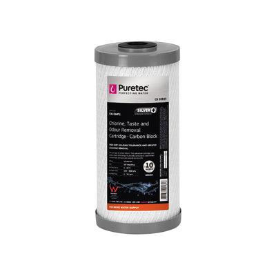 PURETEC CARBON BLOCK CARTRIDGE 10' 10UM MAXIPL CB10MP1 - Burdens Plumbing
