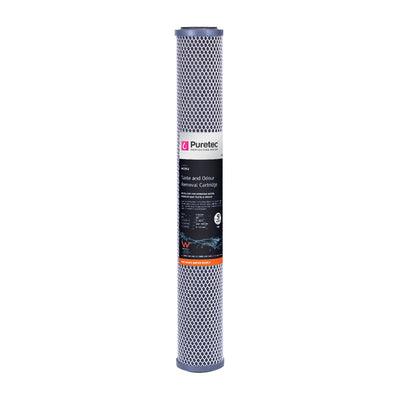 PURETEC MOULDED CARBON CARTRIDGE 20' 5UM MC052 - Burdens Plumbing