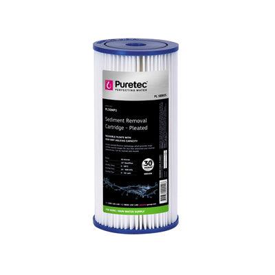 PURETEC PLEATED SEDIMENT MAXI PLUS CARTRIDGE 10' 30UM PL30MP - Burdens Plumbing