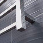 Radiant Square 7 Bar Non-Heated Rail 500 X 1130 Polished - Burdens Plumbing