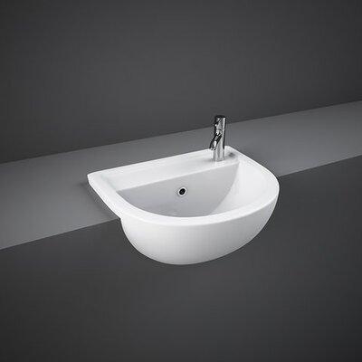 RAK COMPACT 450 WALL BASIN 450X360MM 1TH WHITE - Burdens Plumbing