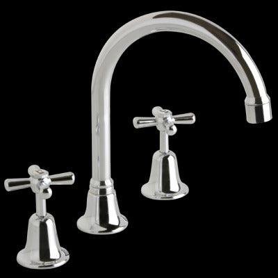 RAM DORSET HOSTESS SINK SET G'NECK SPT CHROME - Burdens Plumbing
