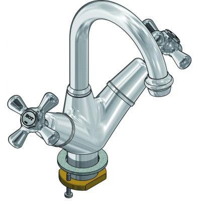 RAM MERINO TWIN BASIN TAP C/P - Burdens Plumbing