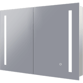 Remer Amber 750 Led Shaving Cabinet 750W X 700H X 145D - Burdens Plumbing