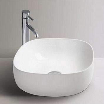 Rf Essence 400mm Above Counter Basin Nth White - Burdens Plumbing