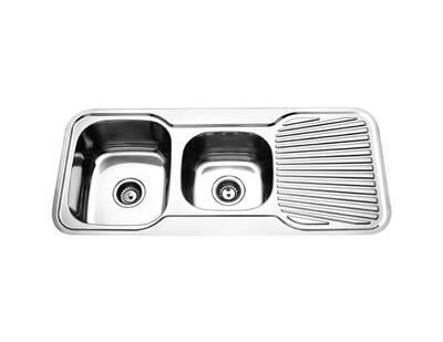 RF OMNIA LIFESTYLE SINK 1080X480X180 1TH 1080S RIGHT HAND - Burdens Plumbing