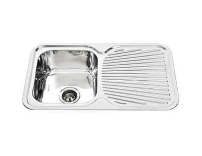 RF OMNIA LIFESTYLE SINK 780X480X180 1TH RH BOWL - Burdens Plumbing