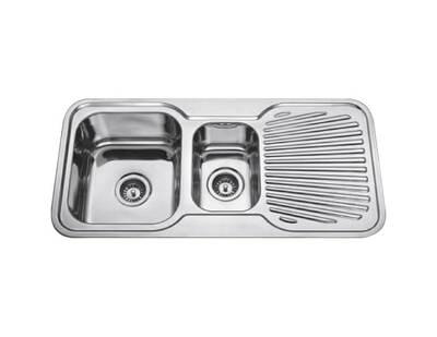 RF OMNIA LIFESTYLE SINK 980X480X180 1TH RH BOWL - Burdens Plumbing