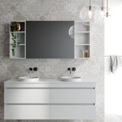 RIFCO ALLURE WALL HUNG VANITY UNIT 900 STADIUM TOP - Burdens Plumbing