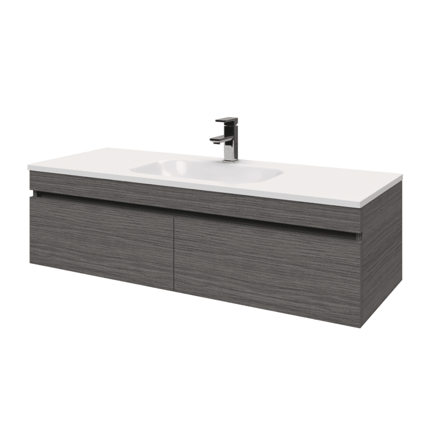 Rifco Allure W/Hung Vanity 1200 Stadium Top 1Th - Burdens Plumbing