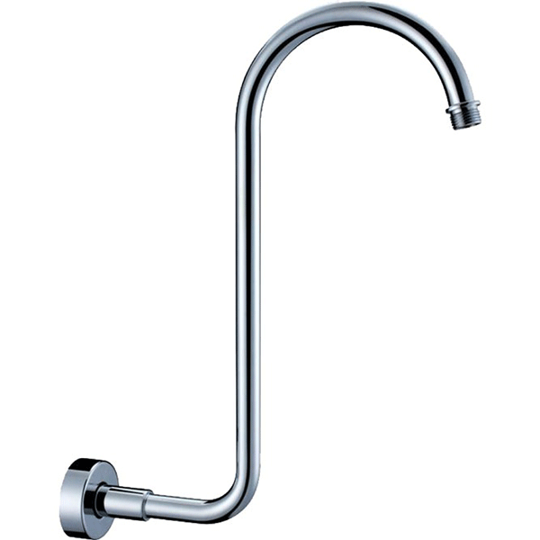 Round Fixed Swan-Neck Shower Arm(Fienza P#:422104) - Burdens Plumbing