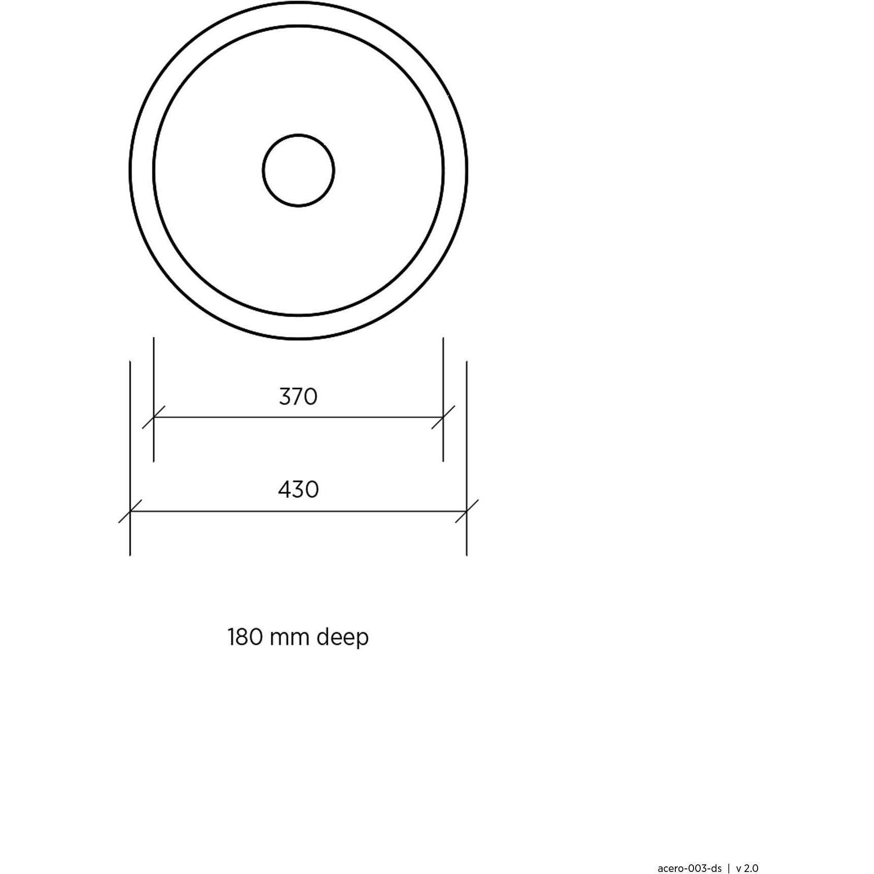 Seima Acero 003 Round Stainless Steel Sink - Burdens Plumbing