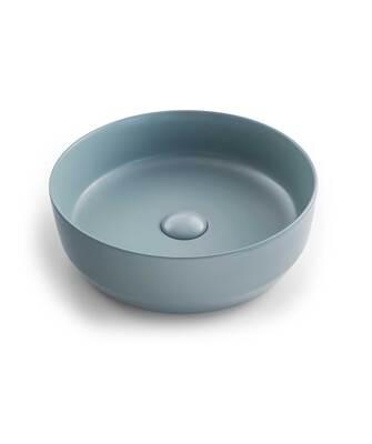 SEIMA AURORA CERAMIC ABOVE COUNTER BASIN ROUND MATTE WINTER SEA - Burdens Plumbing