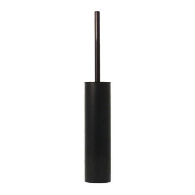 STREAMLINE ARCISAN ROUND WALL/FLOOR TOILET BRUSH HOLDER MATTE BLACK - Burdens Plumbing