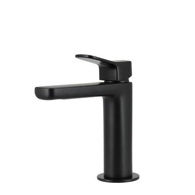 Streamline Brim Basin Mixer Matte Black - Burdens Plumbing