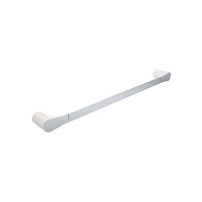 STREAMLINE SYNERGII TOWEL RAIL 60CM WHITE/CHROME - Burdens Plumbing