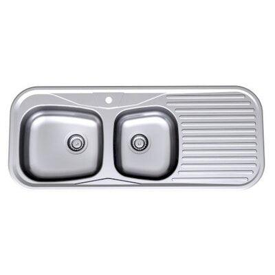 Stylus Radiant 1200mm 1.75 Flushline Sink R175.1 1Th 1Th Right - Burdens Plumbing