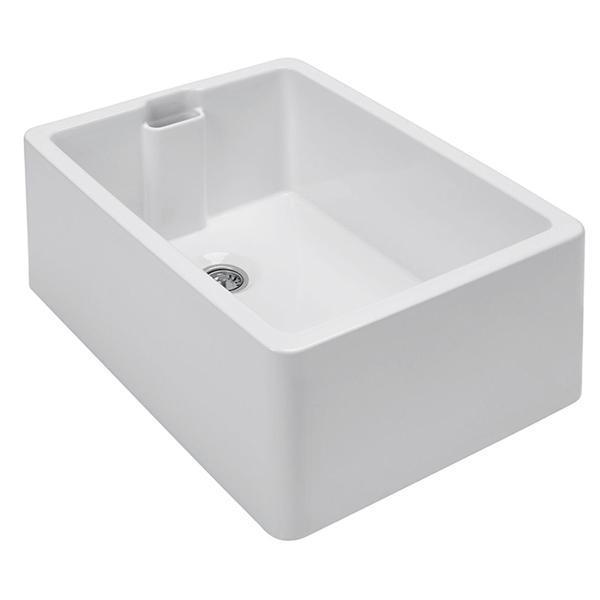 T&H Belfast 60 X 46 Fine Fireclay Butler Sink With Internal Overflow - Burdens Plumbing
