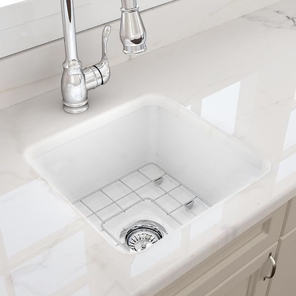 T&H CUISINE 46 X 46 INSET / UNDERMOUNT FINE FIRECLAY SINK - Burdens Plumbing