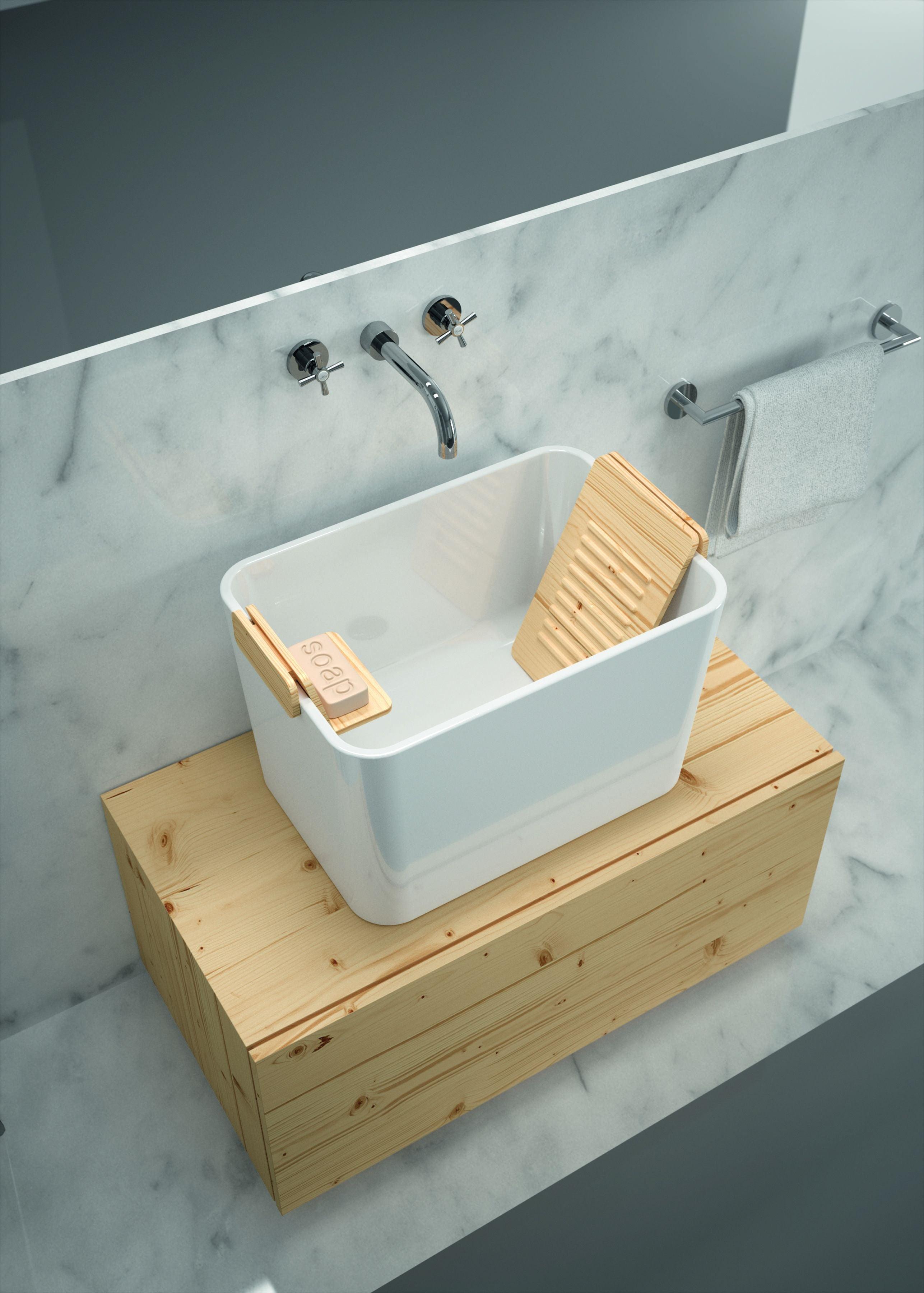 T&H TRIBO 60 X 42 FINE FIRECLAY SINK - Burdens Plumbing