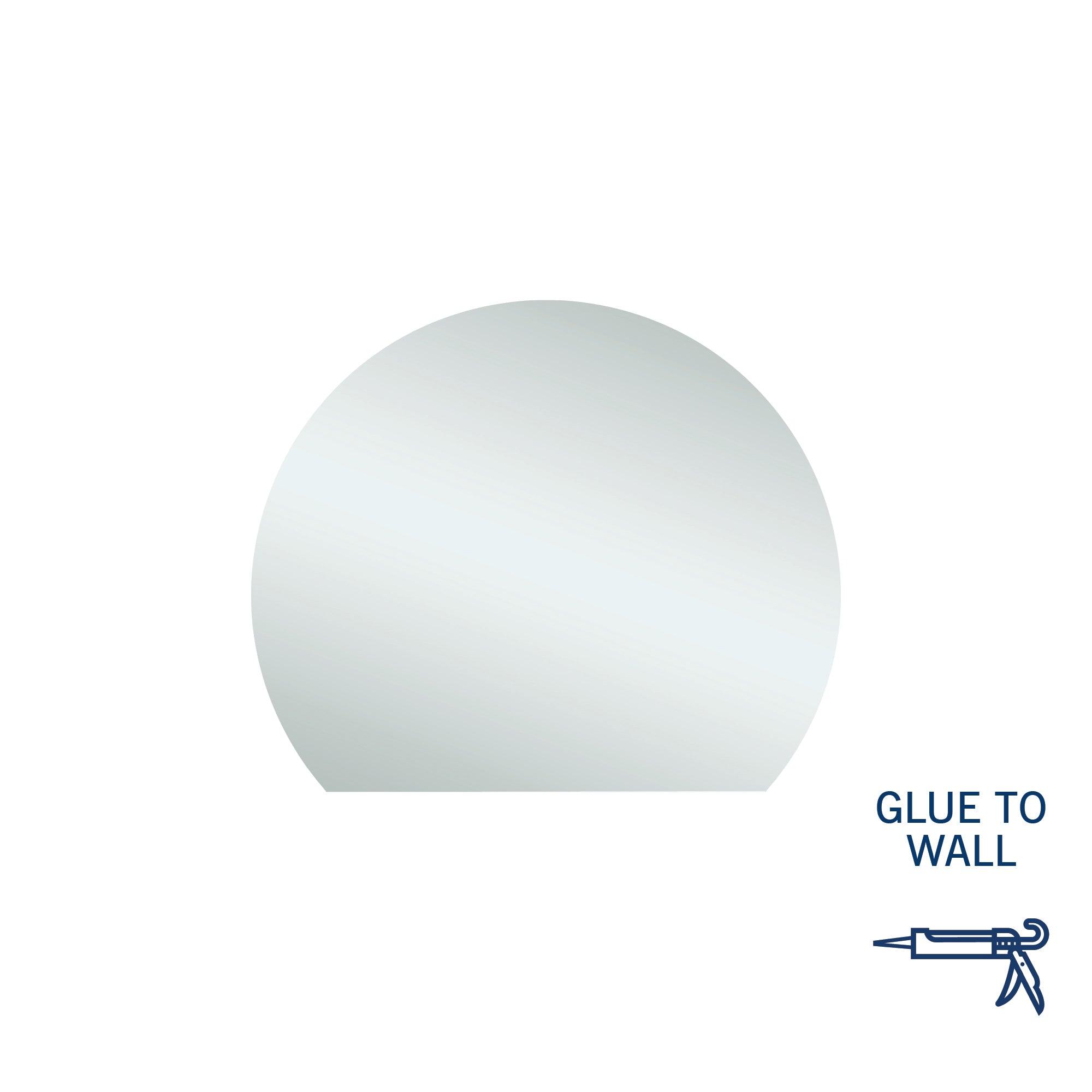 Thermogroup Hd9075Hn D-Shaped Polished Edge Mirror With Demister - Burdens Plumbing