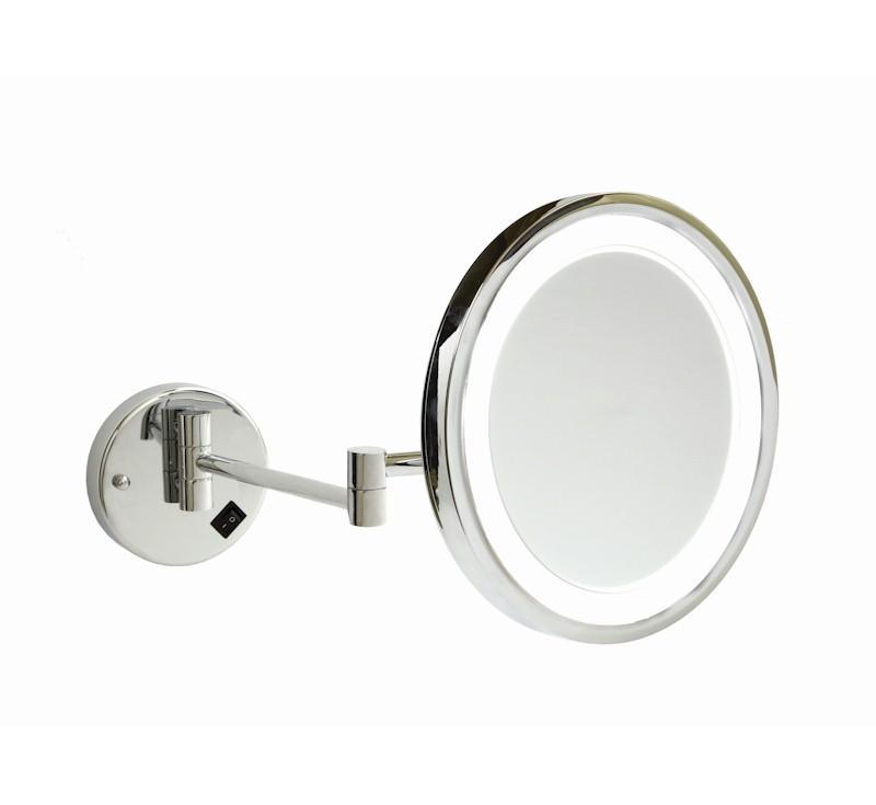 Ablaze Lit Magnifying Mirror 5X Mag - Chrome - Burdens Plumbing