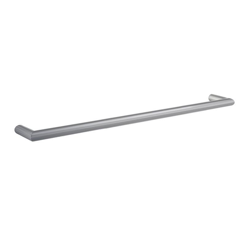THERMORAIL ROUND SINGLE RAIL 832X32X100MM 23 W-BRUSHED-INCLUDES TRANSFORMER - Burdens Plumbing