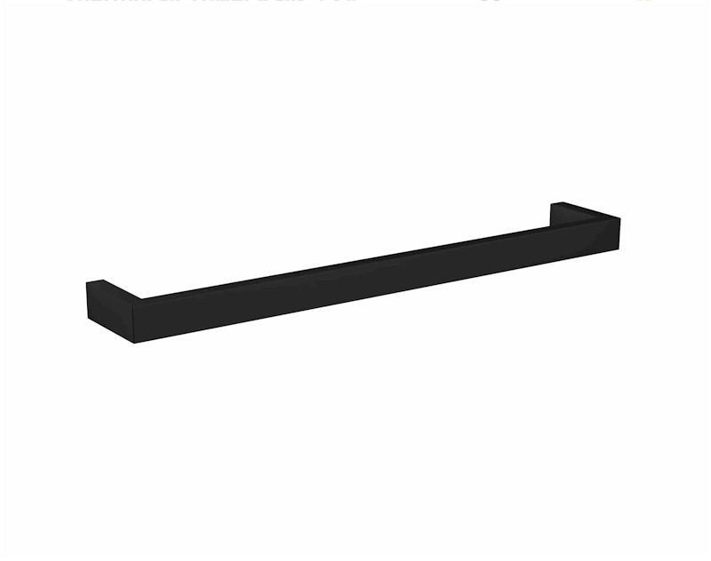 THERMORAIL SQUARE SINGLE RAIL 832X40X100MM 30W-MATT BLACK-INCLUDES TRANSFORMER - Burdens Plumbing