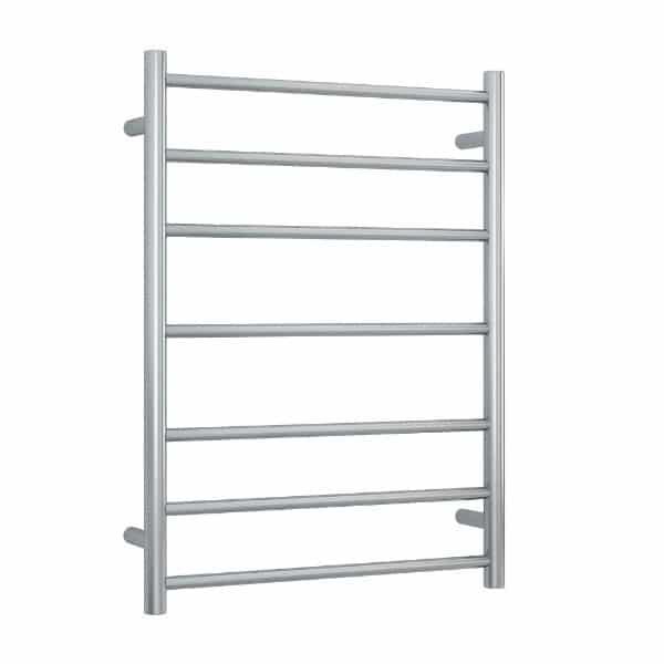 Thermogroup 7 Bar Thermorail Heated Towel Ladder 600mm Brushed Stainless Steel - Burdens Plumbing