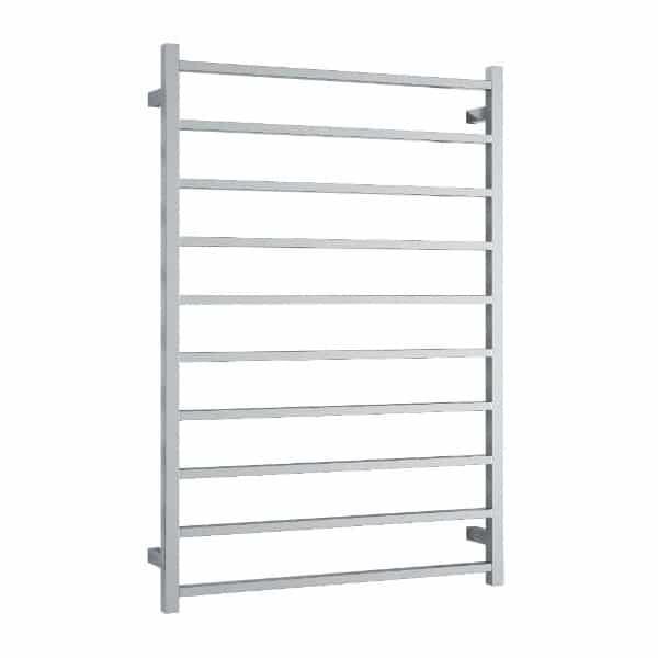 Thermogroup Wide 10 Bar Thermorail Straight Square Heated Towel Ladder 800mm - Burdens Plumbing