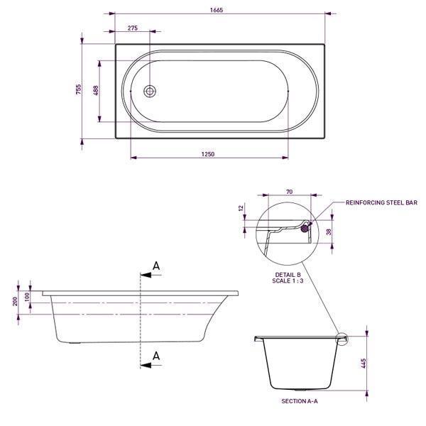 Turin 1790 Santai 10 Jets White(Decina P#:Tu1790San10Jw) - Burdens Plumbing