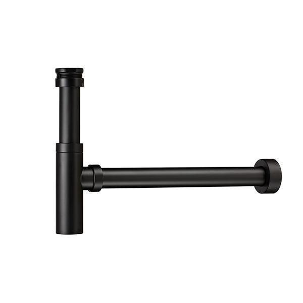 Turner Hastings Aurora Adjustable Brass 40mm Bottle P Trap-Matte Black - Burdens Plumbing
