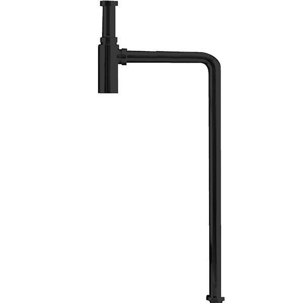 Turner Hastings Deluxe Brass 40mm Bottle S Trap-Matte Black - Burdens Plumbing