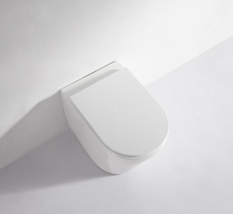 Zumi Java Wall Faced Rimless Pan - Burdens Plumbing