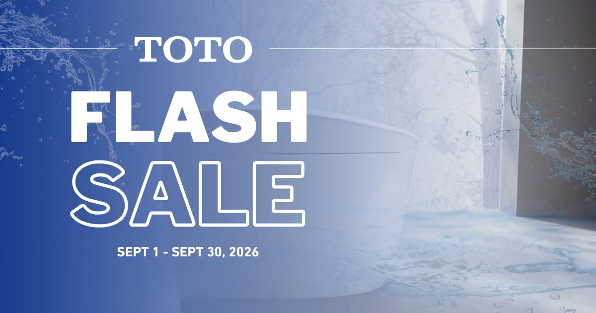 TOTO September 2026 Flash Sale Now On at Burdens Bathrooms