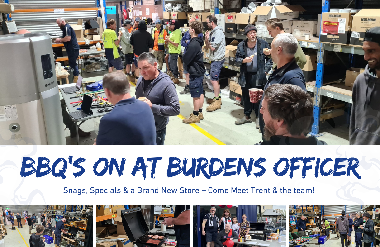 What to Expect at the Burdens Officer Trade BBQ Launch