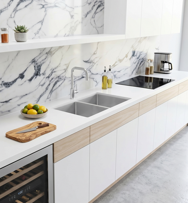 Brushed Nickel Kitchen Sinks