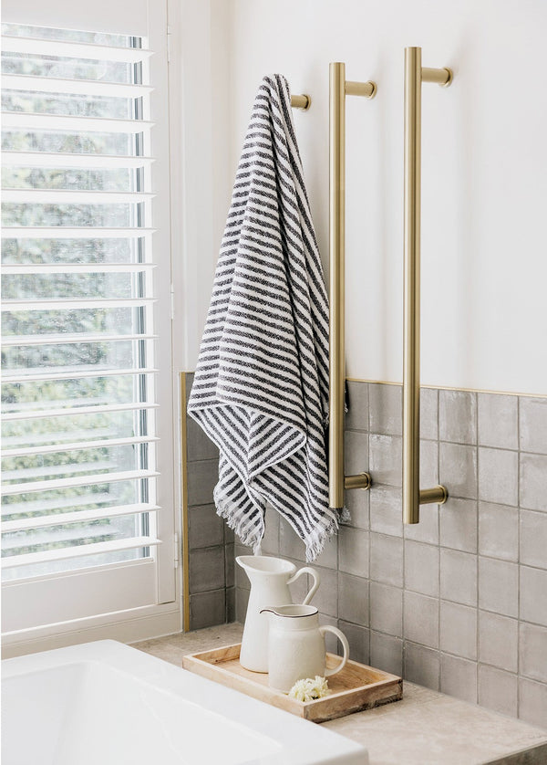 Gold Heated Towel Ladders & Rails