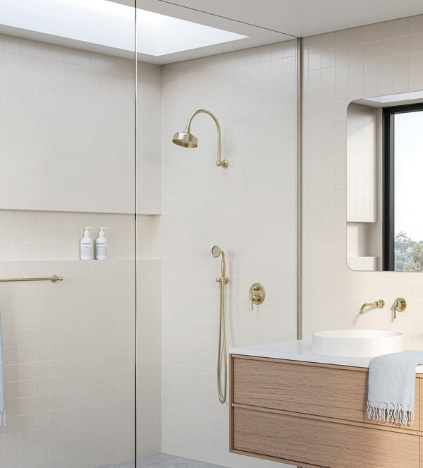 Brushed Gold Showers