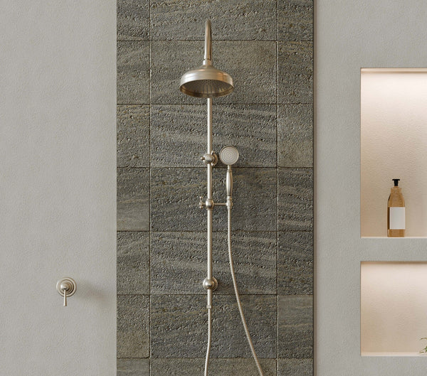 Brushed Nickel Showers