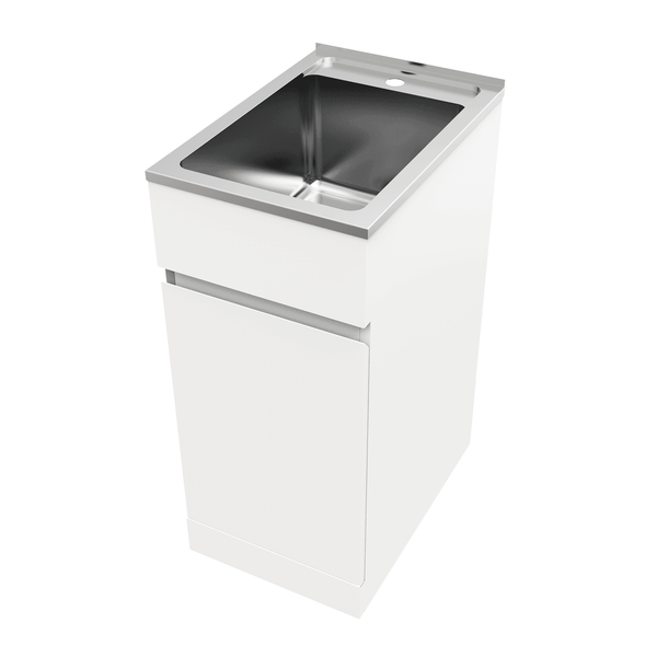 Everhard Nugleam 35Lt Soft Close Reversible Door Laundry Unit 71S02